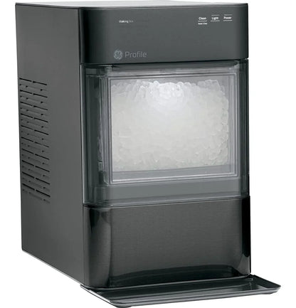 2.0 Countertop Nugget Ice Maker | Ice Machine with WiFi Connectivity | Smart Home Kitchen Essentials | Black Stainless