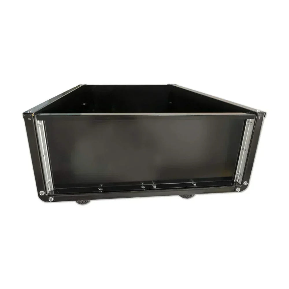 Utility Tow Behind Steel Dump Cart, 750 Pound Capacity