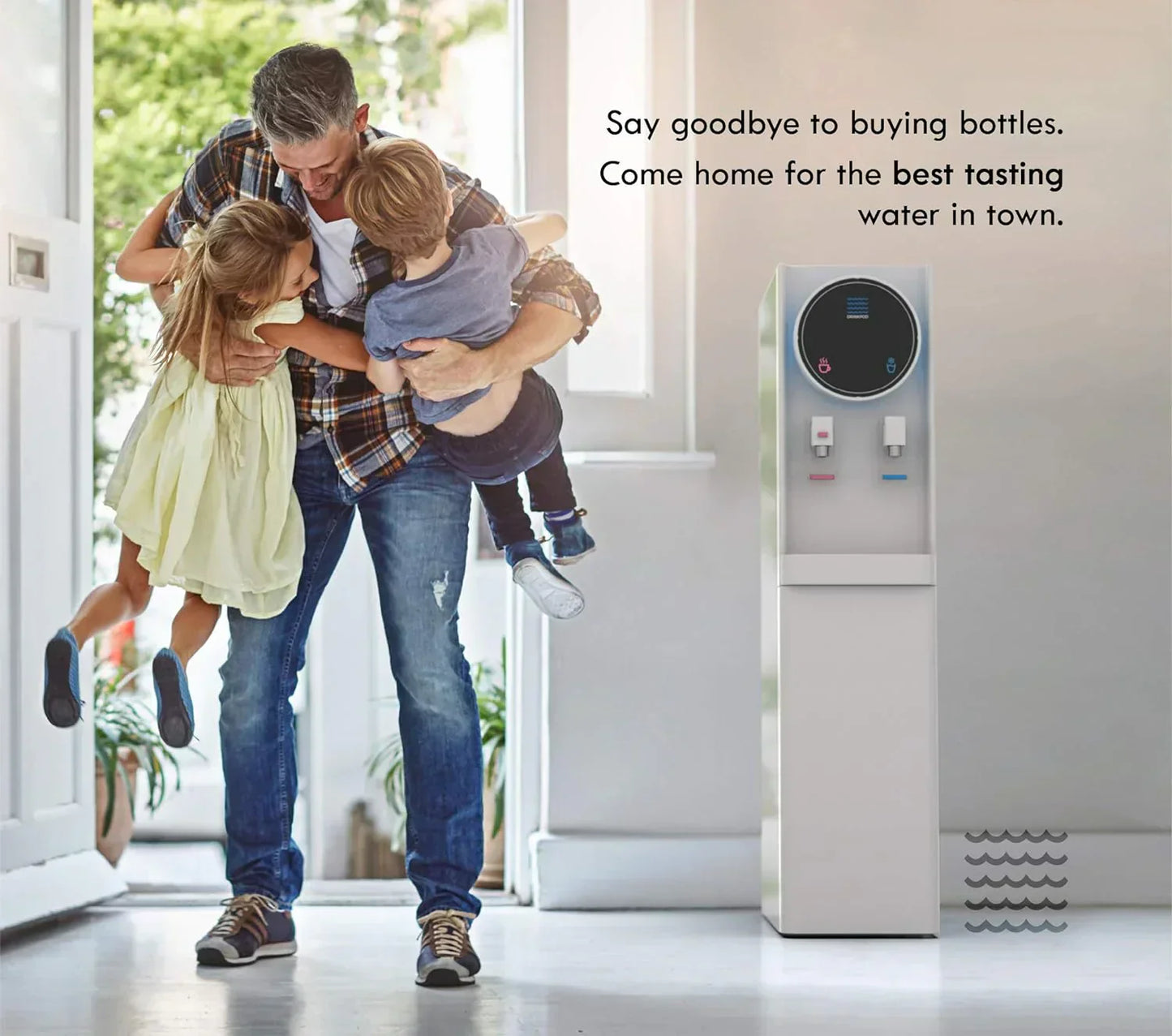 Bottleless Water Cooler Hot and Cold Water Dispenser for Offices & Homes