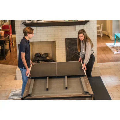 7' 3-in-1 Combination Table Includes Billiards, Table Tennis, & Dining Table