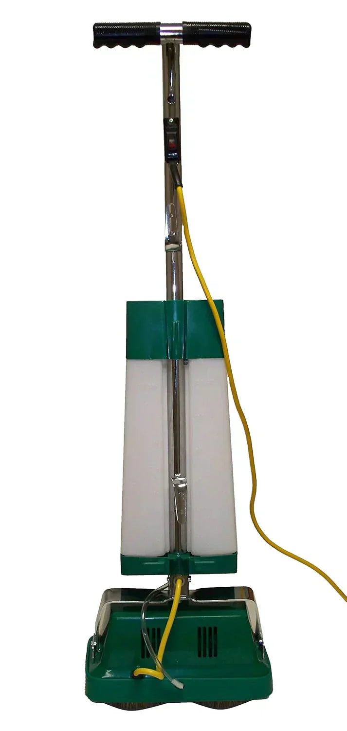 BGFS5000 Portable Floor Scrubber & Polisher, 12′′ Cleaning Path, 4.2 Amp Motor, White/Green