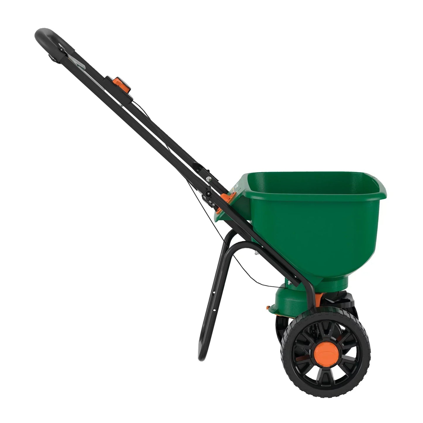 DLX Broad Spreader, capable of spreading 15,000 square feet