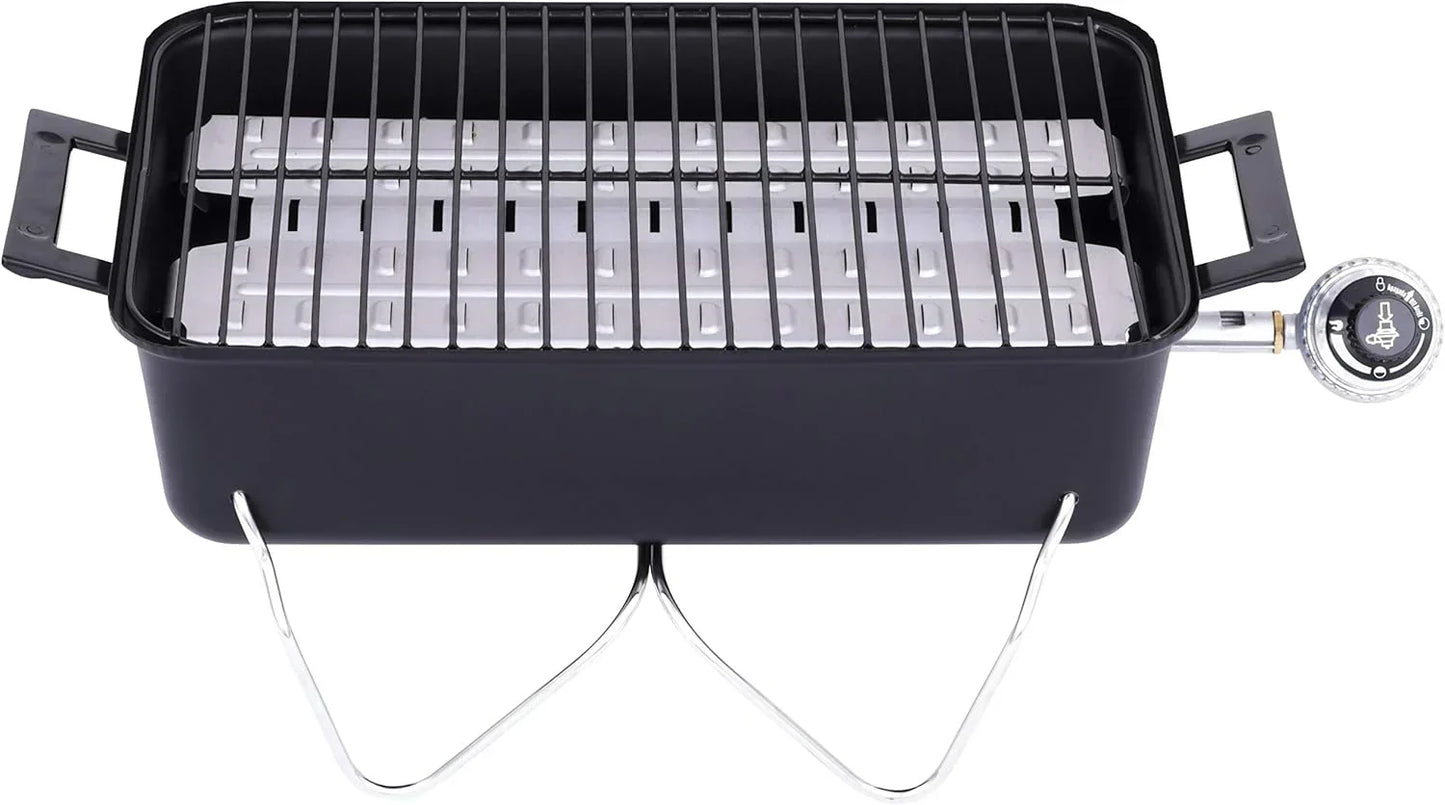 Portable Convective 1-Burner Stainless Steel Propane Gas Grill