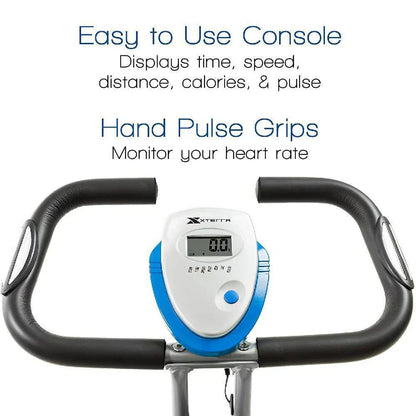 FB350 Folding Exercise Bike, Silver