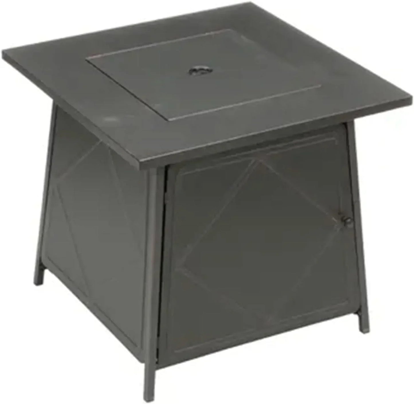 Four Seasons Patio Dual Heat 50,000 BTU Square Gas Fire Pit