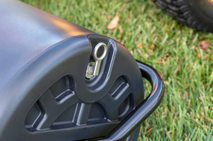 18" x 48" Tow Behind Poly Lawn Roller 550 lbs Weight with Water, Poly Drum and Steel Frame, with Plug. Designed for Lawn and Garden Tractors