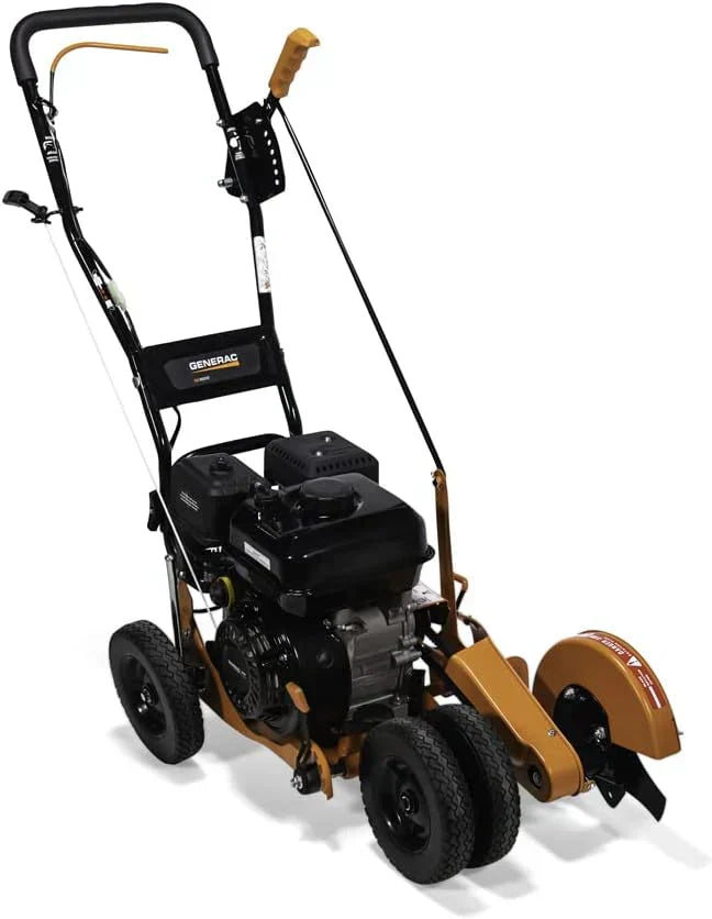 High-Powered 163cc Engine, Start With Ease - Precision Bevel Cutting, Easy Curb Hopping, 6-Depth Adjustments, 4-Wheel Control for Edging with Ease.