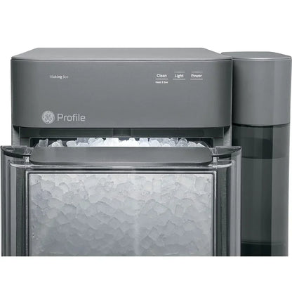 2.0 Countertop Nugget Ice Maker | Ice Machine with WiFi Connectivity | Smart Home Kitchen Essentials | Black Stainless
