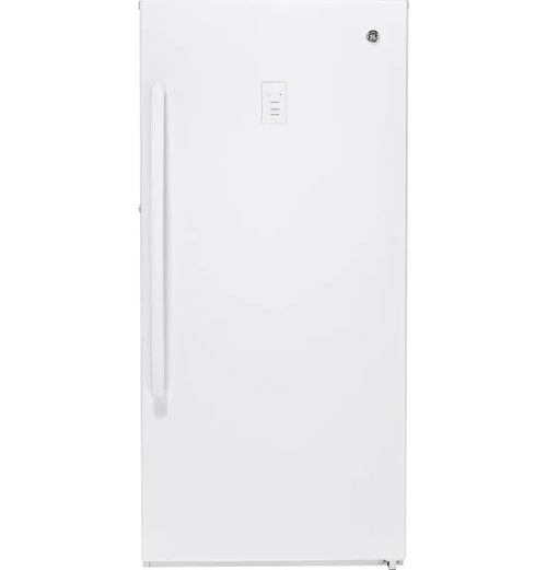 GE 14.1 Cu. ft. White Frost-free Upright Freezer FUF14DLRWW