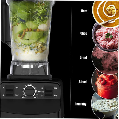 Professional Blender with 1450-Watt Motor & 68 oz Dishwasher-Safe Total Crushing Pitcher, Black