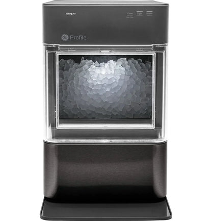 2.0 Countertop Nugget Ice Maker | Ice Machine with WiFi Connectivity | Smart Home Kitchen Essentials | Black Stainless