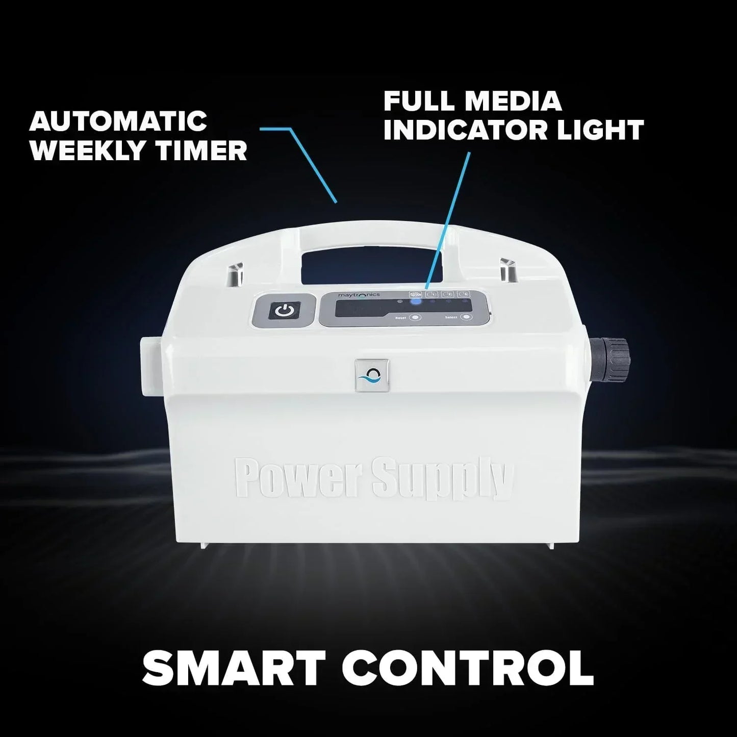 Robotic Pool Cleaner (2025 Model) with Multimedia, Oversized Leaf Bag, Standard & Ultrafine Filters, Weekly Timer, Waterline Cleaning & More for In-ground Swimming Pools up to 50ft