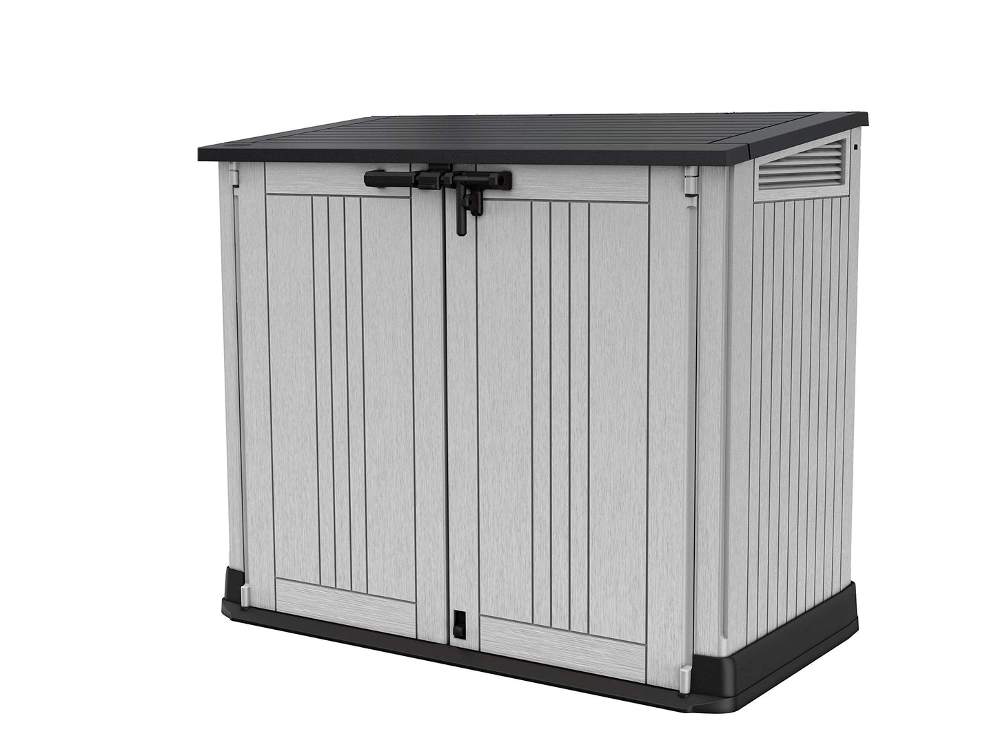 Outdoor Garden Storage Box Shed with Lift-Up Lid & Front Doors, 880L Capacity