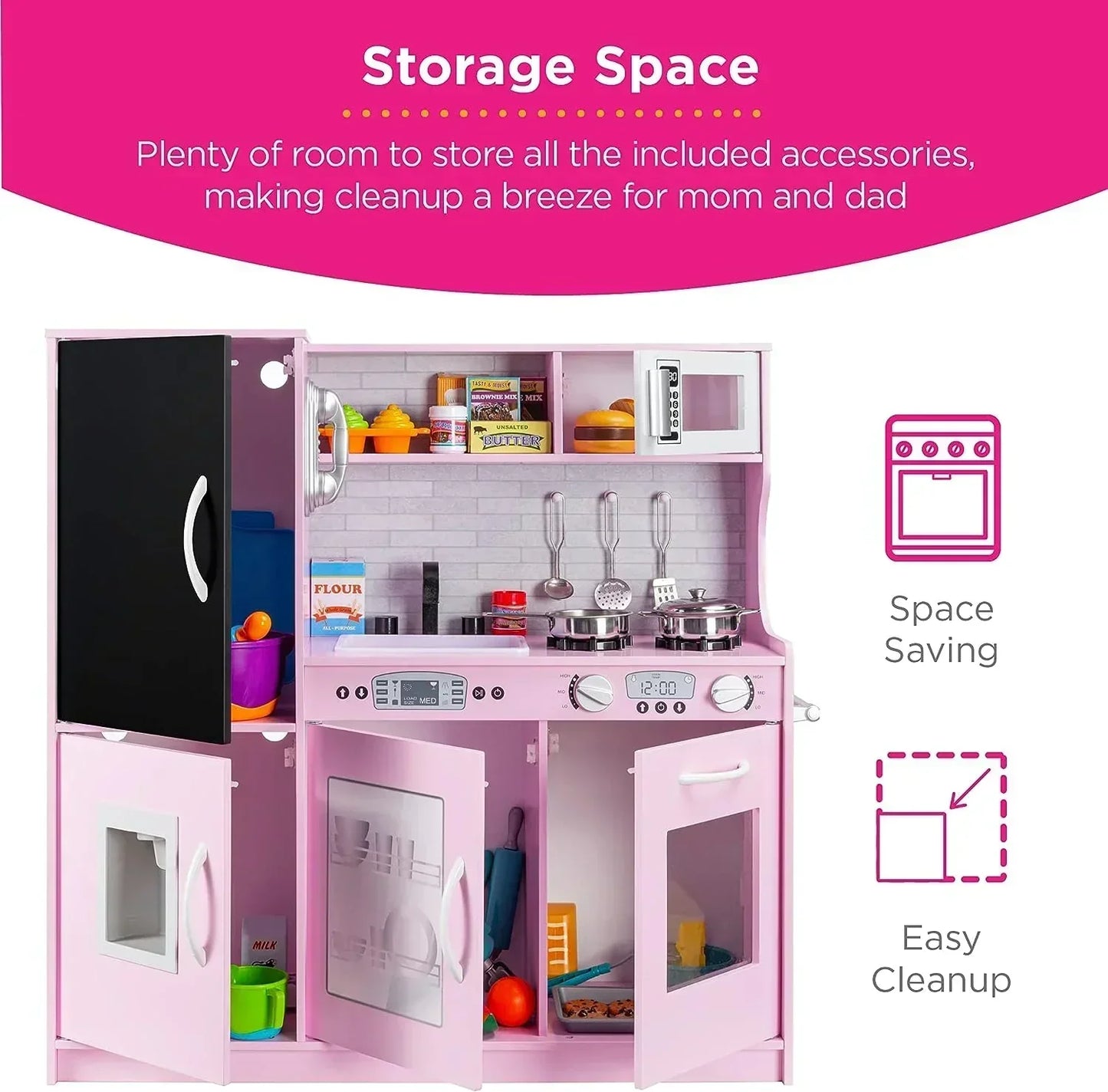 Best Pretend Kitchen Wooden Toy Set for Kids