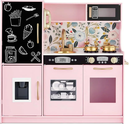 Best Pretend Kitchen Wooden Toy Set for Kids