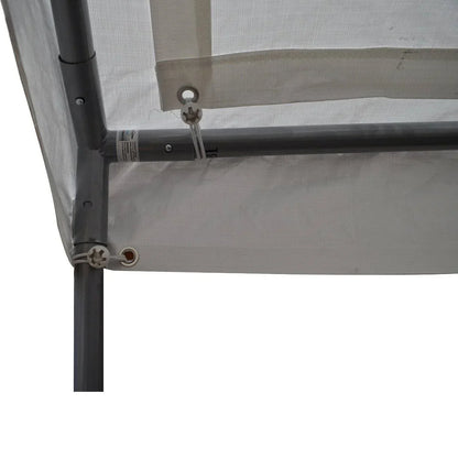 Caravan Canopy Sports Domain Caravan Portable Garage Heavy Duty Shelter, White