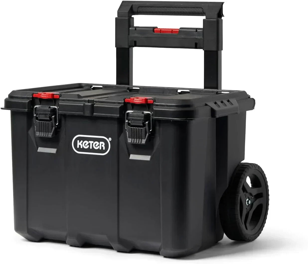 Modular Tools Organizer for Garage Storage and DIY, 3 Piece Resin Rolling Tool Box System for Small Parts