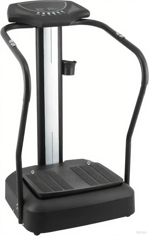 Whole Body Vibration Plate, 500W Vibration Plate Exercise Machine with 99 Levels 3 Preset Modes & 2 Resistance Bands, Training Fitness Vibration Platform Machine for Home Gym with 330lb Capacity