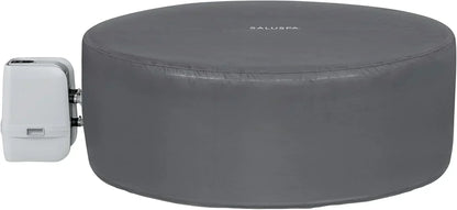 Inflatable Hot Tub Spa (71" x 26") | Portable Hot Tub with 2 Covers (1 Energy-Efficient Thermal Cover and 1 Standard Cover) | Fits Up to 2-4 Persons | Black