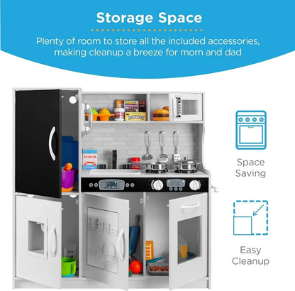 Best Pretend Kitchen Wooden Toy Set for Kids