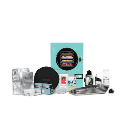 Right Medium Freeze Dryer with Mylar Starter Kit, Stainless Steel, 6L Capacity, -46°F Temperature