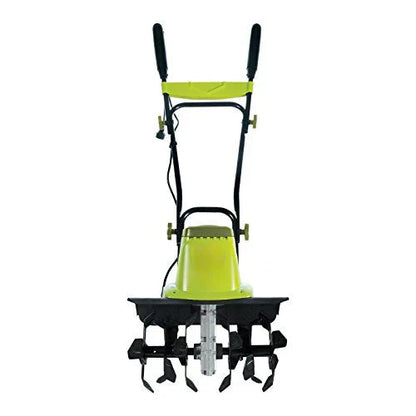 16-Inch 12-Amp Electric Tiller and Cultivator , Green