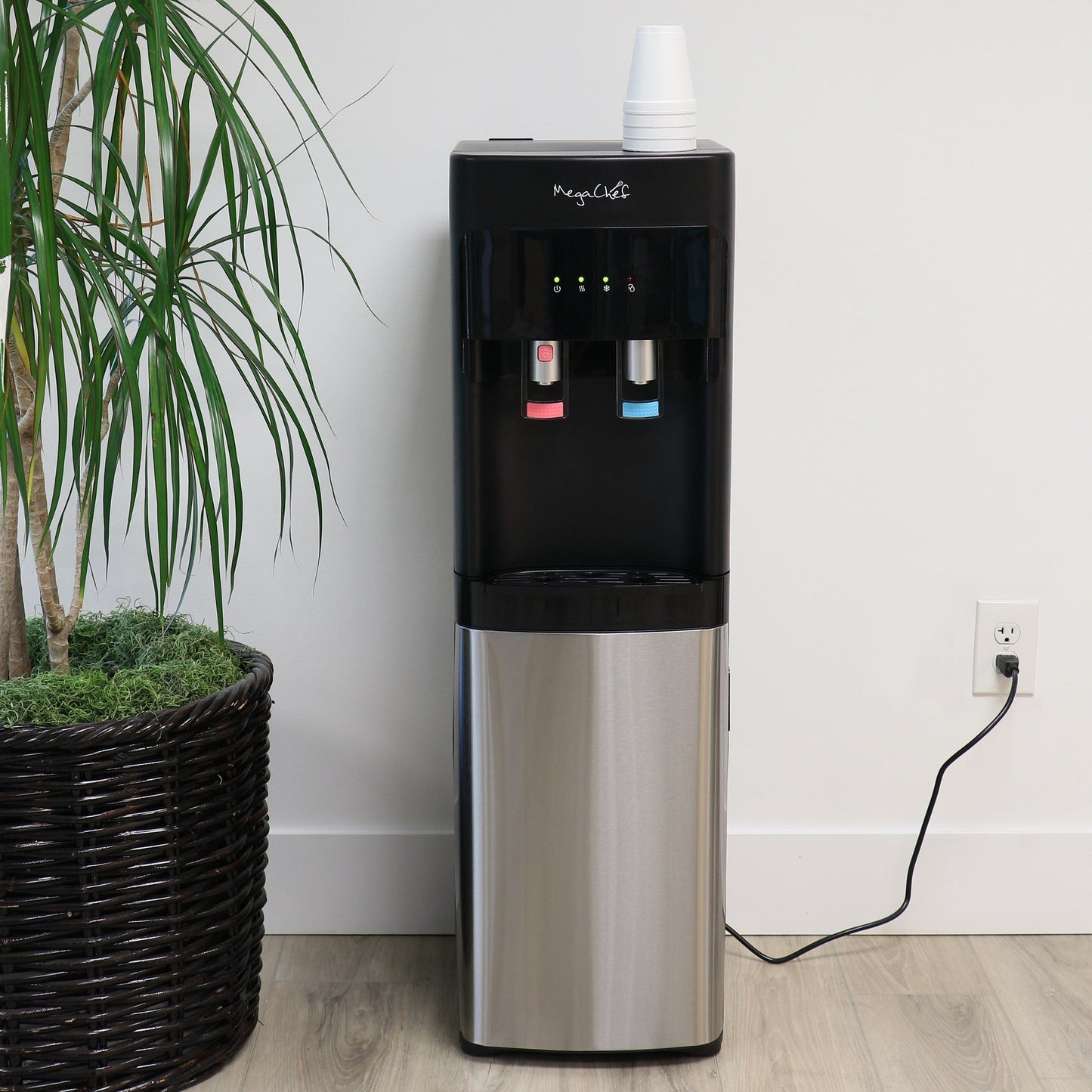 MegaChef Bottom Load Hot and Cold Water Dispenser - 12x13.6x41