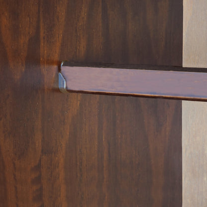 Palace Imports 100% Solid Wood Kyle 4-Door Wardrobe Armoire with Solid Wood or Mirrored Doors
