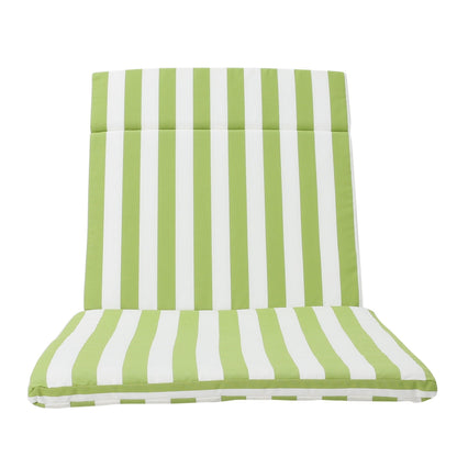 Salem Outdoor Cushion Set for Chaise Lounge - Cushions only (Set of 2) by Christopher Knight Home - 79.25L x 27.50W x 1.50H